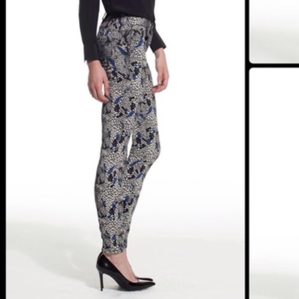 Genetic snake print jeans